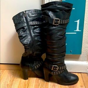 Harley Davidson knee high boots